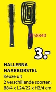 Promoties Hallerna haarborstel - Huismerk - Jysk - Geldig van 27/02/2023 tot 05/03/2023 bij Jysk