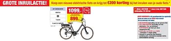 Promotions Elektrische fiets met voorwielmotor minerva - Minerva - Valide de 01/03/2023 à 12/03/2023 chez Hubo