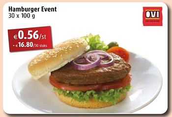 Promoties Hamburger event - OVI - Geldig van 27/02/2023 tot 01/04/2023 bij Aronde