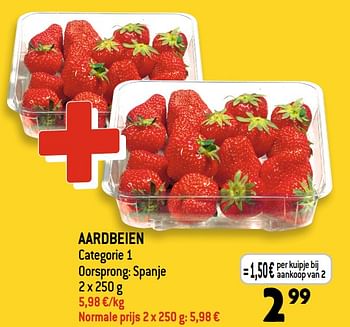 Promoties Aardbeien - Huismerk - Smatch - Geldig van 01/03/2023 tot 07/03/2023 bij Smatch