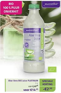 Aloe vera bio juice platinum-Mannavital