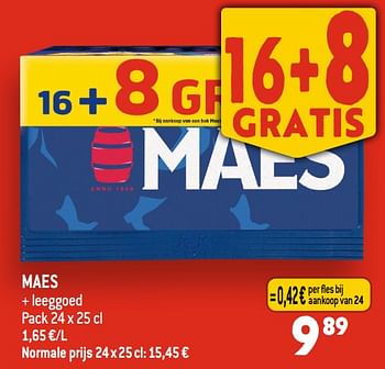 Promoties Maes - Maes - Geldig van 01/03/2023 tot 07/03/2023 bij Smatch