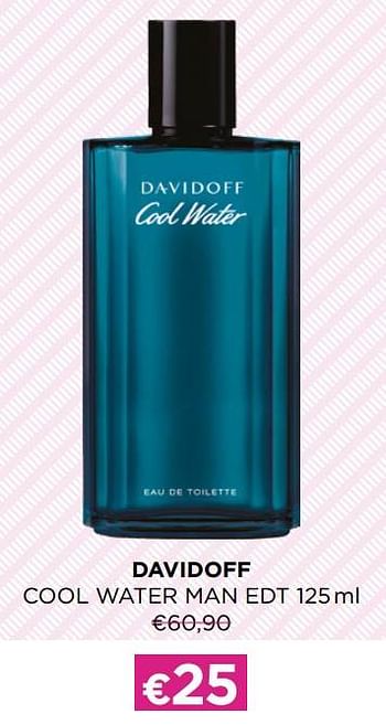 Promoties Davidoff cool water man edt - Davidoff - Geldig van 06/03/2023 tot 02/04/2023 bij ICI PARIS XL