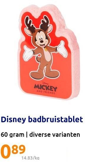 Promoties Disney badbruistablet - Disney - Geldig van 01/03/2023 tot 07/03/2023 bij Action