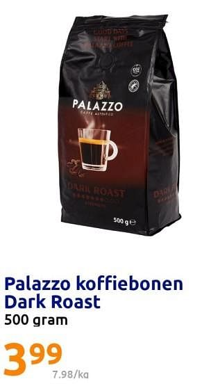 Promoties Palazzo koffiebonen dark roast - PALAZZO - Geldig van 01/03/2023 tot 07/03/2023 bij Action