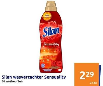 Promoties Silan wasverzachter sensuality - Silan - Geldig van 01/03/2023 tot 07/03/2023 bij Action