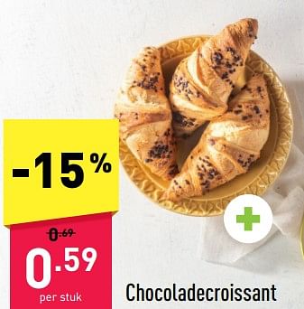 Promoties Chocoladecroissant - Huismerk - Aldi - Geldig van 06/03/2023 tot 11/03/2023 bij Aldi