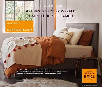 Promotions Bed elektrisch - Beka - Valide de 10/03/2023 à 31/05/2023 chez Euro Shop