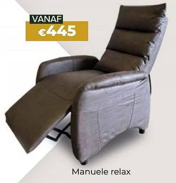 Promotions Manuele relax - Produit Maison - Euroshop - Valide de 10/03/2023 à 31/05/2023 chez Euro Shop