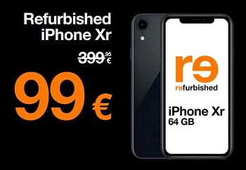 Promoties Apple refurbished iphone xr - Apple - Geldig van 01/03/2023 tot 31/03/2023 bij Orange