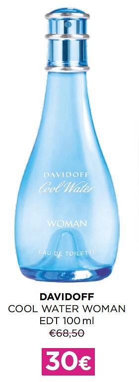 Promotions Davidoff cool water woman edt - Davidoff - Valide de 06/03/2023 à 02/04/2023 chez ICI PARIS XL