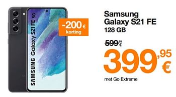 Promoties Samsung galaxy s21 fe 128 gb - Samsung - Geldig van 01/03/2023 tot 31/03/2023 bij Orange