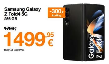 Promoties Samsung galaxy z fold4 5g - Samsung - Geldig van 01/03/2023 tot 31/03/2023 bij Orange