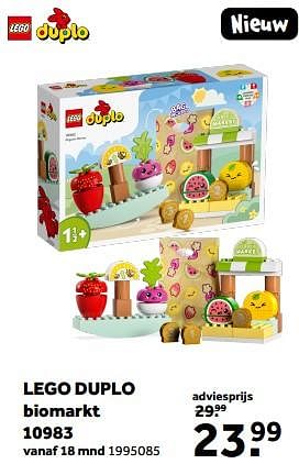 Promoties Lego duplo biomarkt 10983 - Lego - Geldig van 01/03/2023 tot 31/03/2023 bij Intertoys