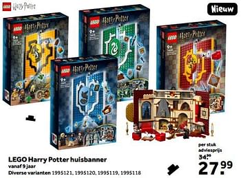 Promoties Lego harry potter huisbanner - Lego - Geldig van 01/03/2023 tot 31/03/2023 bij Intertoys