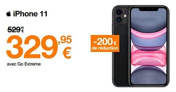 Promotions Apple iphone 11 - Apple - Valide de 01/03/2023 à 31/03/2023 chez Orange