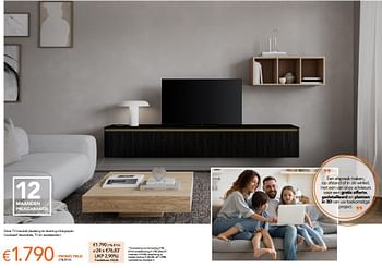 Promoties Deze tv-meubel - Huismerk - Eggo - Geldig van 01/03/2023 tot 31/03/2023 bij Eggo