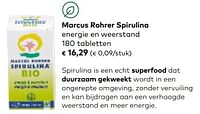 Marcus rohrer spirulina energie en weerstand-Marcus Rohrer