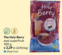 The holy berry açai superfruit-The Holy Berry