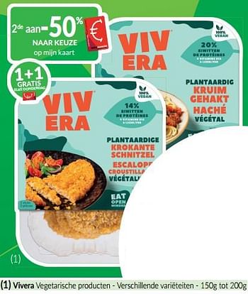 Promoties Vivera vegetarische producten - Vivera - Geldig van 01/03/2023 tot 31/03/2023 bij Intermarche