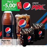 Promoties Pepsi max - Pepsi - Geldig van 01/03/2023 tot 31/03/2023 bij Intermarche