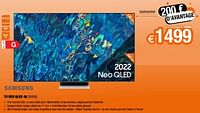 Promotions Samsung tv neo qled 4k sqqe55qn95b - Samsung - Valide de 03/03/2023 à 31/03/2023 chez Expert