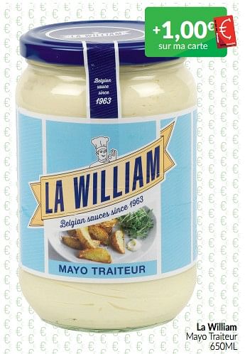 Promotions La william mayo traiteur - La William - Valide de 01/03/2023 à 31/03/2023 chez Intermarche