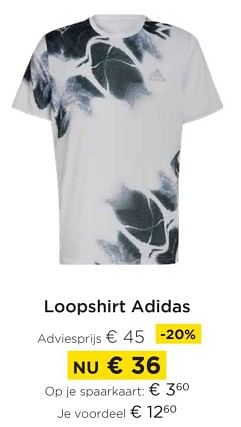 Promoties Loopshirt adidas - Adidas - Geldig van 01/03/2023 tot 31/03/2023 bij Molecule