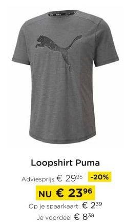 Promoties Loopshirt puma - Puma - Geldig van 01/03/2023 tot 31/03/2023 bij Molecule