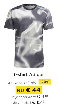 Promoties T-shirt adidas - Adidas - Geldig van 01/03/2023 tot 31/03/2023 bij Molecule