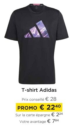 Promotions T-shirt adidas - Adidas - Valide de 01/03/2023 à 31/03/2023 chez Molecule