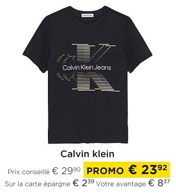 Promotions T-shirt calvin klein - Calvin Klein - Valide de 01/03/2023 à 31/03/2023 chez Molecule