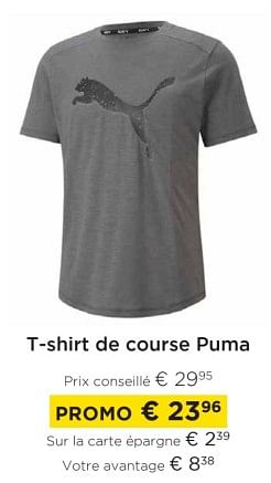 Promotions T-shirt de course puma - Puma - Valide de 01/03/2023 à 31/03/2023 chez Molecule