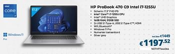 Promotions Hp probook 470 g9 intel i7-1255u - HP - Valide de 01/03/2023 à 31/03/2023 chez Compudeals