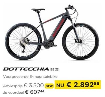 Promoties Bottecchia be 33 voorgeveerde e-mountainbike - Bottecchia - Geldig van 01/03/2023 tot 31/03/2023 bij Molecule