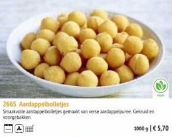 Promoties Aardappelbolletjes - Huismerk - Bofrost - Geldig van 01/03/2023 tot 31/08/2023 bij Bofrost