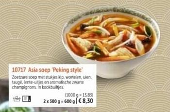 Promoties Asia soep peking style - Huismerk - Bofrost - Geldig van 01/03/2023 tot 31/08/2023 bij Bofrost