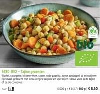 Bio-tajine groenten-Huismerk - Bofrost