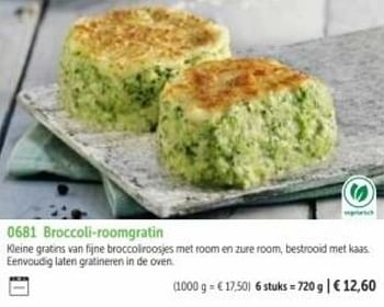 Promoties Broccoli-roomgratin - Huismerk - Bofrost - Geldig van 01/03/2023 tot 31/08/2023 bij Bofrost