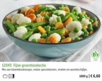 Promoties Fijne groenteselectie - Huismerk - Bofrost - Geldig van 01/03/2023 tot 31/08/2023 bij Bofrost
