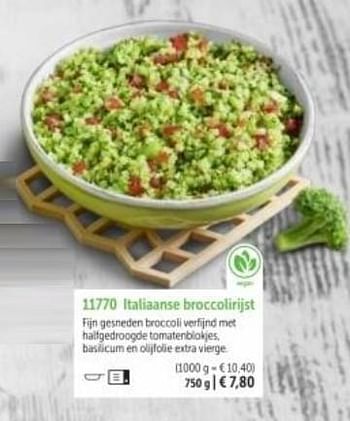 Promoties Italiaanse broccobrijst - Huismerk - Bofrost - Geldig van 01/03/2023 tot 31/08/2023 bij Bofrost