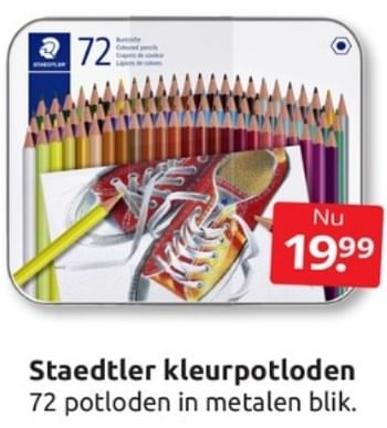 Promotions Staedtler kleurpotloden - Staedtler - Valide de 04/03/2023 à 12/04/2023 chez BoekenVoordeel