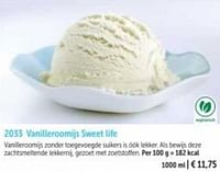 Vanilleroomijs sweet life-Huismerk - Bofrost