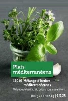 Promotions Mélange d`herbes méditerranéennes - Produit maison - Bofrost - Valide de 01/03/2023 à 31/08/2023 chez Bofrost