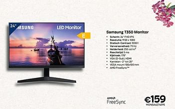 Promoties Samsung t350 monitor - Samsung - Geldig van 01/03/2023 tot 31/03/2023 bij Compudeals