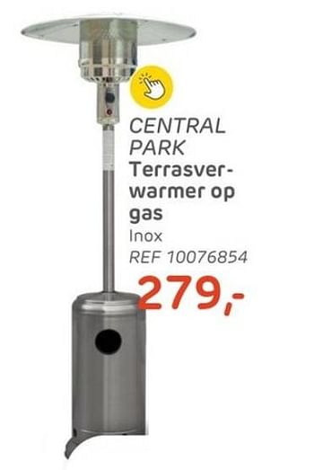 Promoties Central park terrasverwarmer op gas - Central Park - Geldig van 02/03/2023 tot 31/12/2023 bij Brico