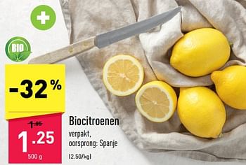 Promoties Biocitroenen - Huismerk - Aldi - Geldig van 13/03/2023 tot 18/03/2023 bij Aldi
