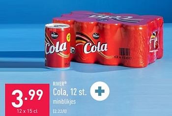 Promoties Cola - River - Geldig van 13/03/2023 tot 24/03/2023 bij Aldi