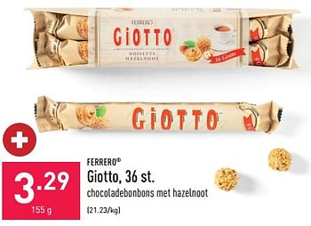 Promoties Giotto - Ferrero - Geldig van 17/03/2023 tot 24/03/2023 bij Aldi