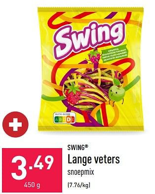 Promoties Lange veters - SWING - Geldig van 17/03/2023 tot 24/03/2023 bij Aldi